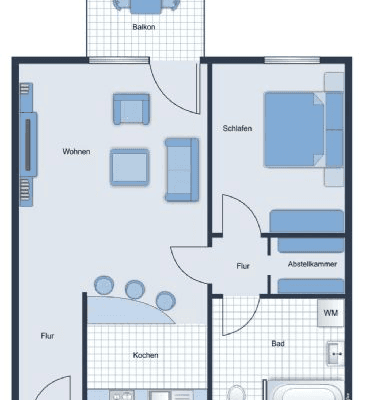 Prenájom bytu 2-izbový 52 m², Lortzingstraße 35, Hilden Prenájom bytu 2-izbový 52 m², Lortzingstraße 35, Hilden