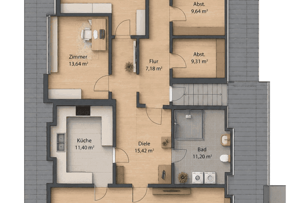 Prenájom bytu 3-izbový 120 m², Schrobenhausen, Bavorsko Prenájom bytu 3-izbový 120 m², Schrobenhausen, Bavorsko