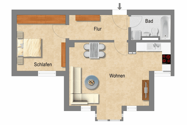 Prenájom bytu 2-izbový 52 m², Wolfratshauser Str. 243, München, Bavorsko Prenájom bytu 2-izbový 52 m², Wolfratshauser Str. 243, München, Bavorsko
