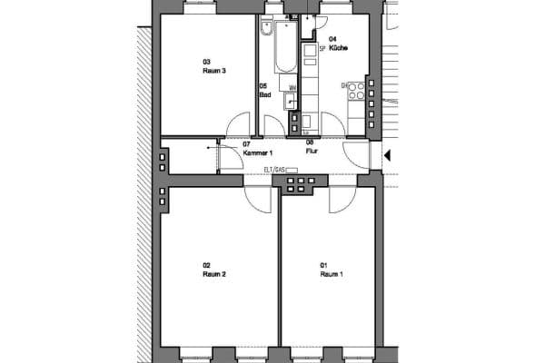 Prenájom bytu 3-izbový 80 m², Leopoldstr.28, Berlin, Berlín Prenájom bytu 3-izbový 80 m², Leopoldstr.28, Berlin, Berlín