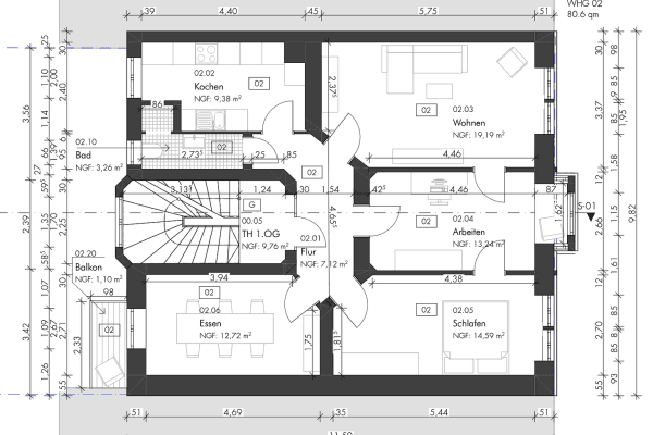 Predaj bytu 4-izbový 81 m², Blumenstr. 37, Heidelberg Predaj bytu 4-izbový 81 m², Blumenstr. 37, Heidelberg