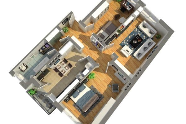 Prenájom bytu 3-izbový 82 m², Grünstr. 19, Hagen Prenájom bytu 3-izbový 82 m², Grünstr. 19, Hagen