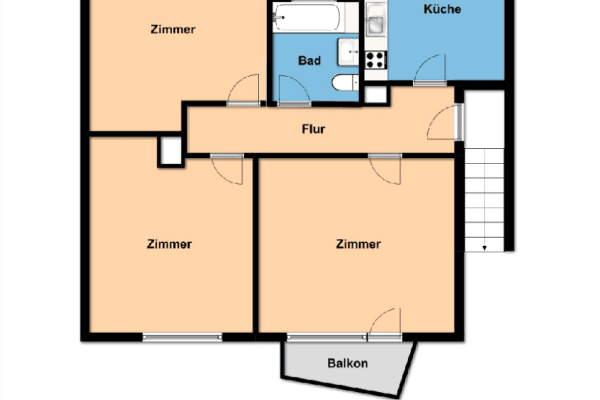 Predaj bytu 3-izbový 74 m², Friedrichshafen, Bádensko-Wurttembersko Predaj bytu 3-izbový 74 m², Friedrichshafen, Bádensko-Wurttembersko