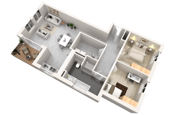 Prenájom bytu 3-izbový 86 m², Nideggen Prenájom bytu 3-izbový 86 m², Nideggen