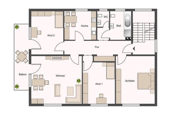 Prenájom bytu 4-izbový 118 m², Wunstorf, Dolné Sasko Prenájom bytu 4-izbový 118 m², Wunstorf, Dolné Sasko