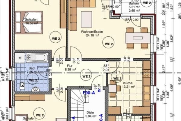 Prenájom bytu 3-izbový 95 m², Viersen Prenájom bytu 3-izbový 95 m², Viersen