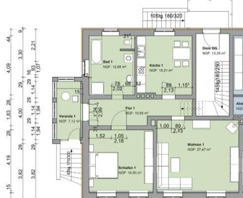 Prenájom bytu 2-izbový 92 m², Steinhöfeler Str. 25, Steinhöfel OT Buchholz Prenájom bytu 2-izbový 92 m², Steinhöfeler Str. 25, Steinhöfel OT Buchholz