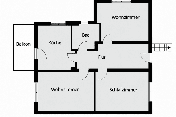 Prenájom bytu 4-izbový 96 m², Hasselroth Prenájom bytu 4-izbový 96 m², Hasselroth
