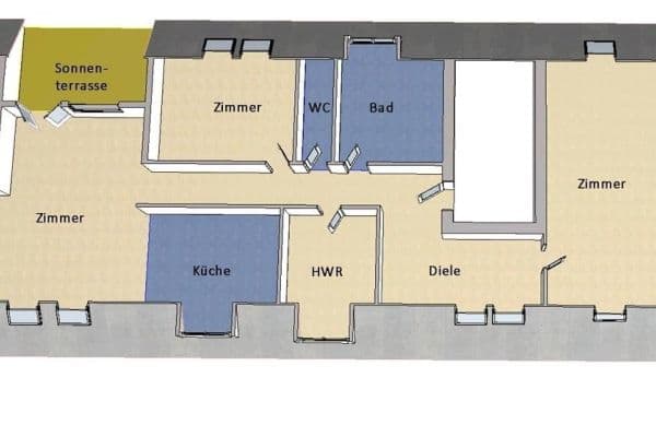 Predaj bytu 3-izbový 100 m², Tangermünder Weg 18, Berlin Predaj bytu 3-izbový 100 m², Tangermünder Weg 18, Berlin