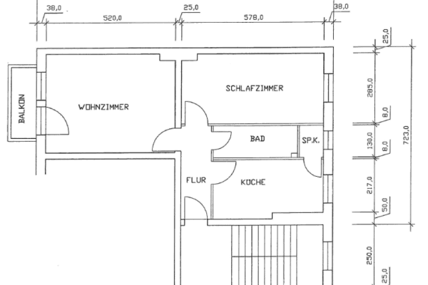 Prenájom bytu 2-izbový 65 m², Kurstraße 10, Berlin Spandau, Berlín Prenájom bytu 2-izbový 65 m², Kurstraße 10, Berlin Spandau, Berlín