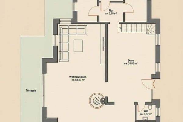 Predaj domu 350 m², pozemok 7.500 m², Moorweg 12, Otter Predaj domu 350 m², pozemok 7.500 m², Moorweg 12, Otter