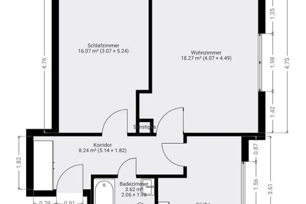 Predaj bytu 2-izbový 55 m², Zickstr 2, Nürnberg Predaj bytu 2-izbový 55 m², Zickstr 2, Nürnberg