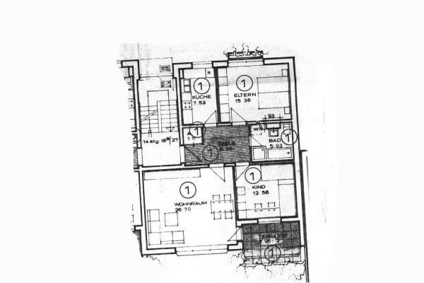 Predaj bytu 3-izbový 81 m², Blumhardthof 19, Hannover Predaj bytu 3-izbový 81 m², Blumhardthof 19, Hannover