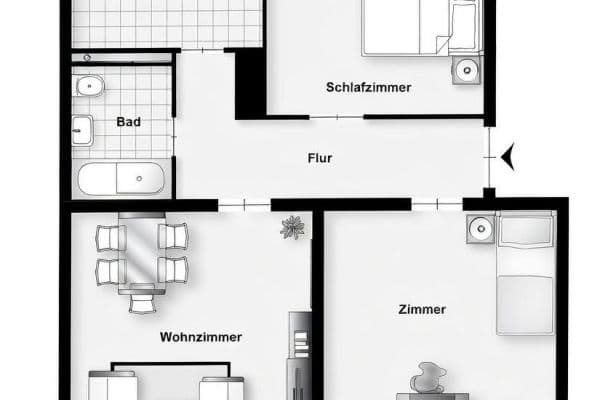 Predaj bytu 3-izbový 67 m², Ludwigstr.54, Neu-Ulm Predaj bytu 3-izbový 67 m², Ludwigstr.54, Neu-Ulm