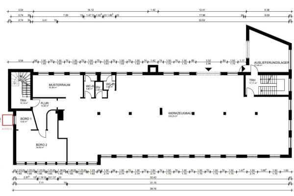 Prenájom nebytového priestoru 431 m², An der Steinert 7, Lüdenscheid Prenájom nebytového priestoru 431 m², An der Steinert 7, Lüdenscheid