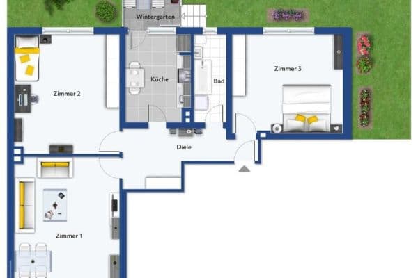 Prenájom bytu 3-izbový 106 m², Bergmannstr. 15, Hildesheim, Dolné Sasko Prenájom bytu 3-izbový 106 m², Bergmannstr. 15, Hildesheim, Dolné Sasko