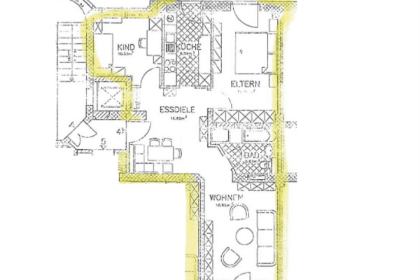 Prenájom bytu 3-izbový 79 m², Wormser Straße, Dresden, Sasko Prenájom bytu 3-izbový 79 m², Wormser Straße, Dresden, Sasko