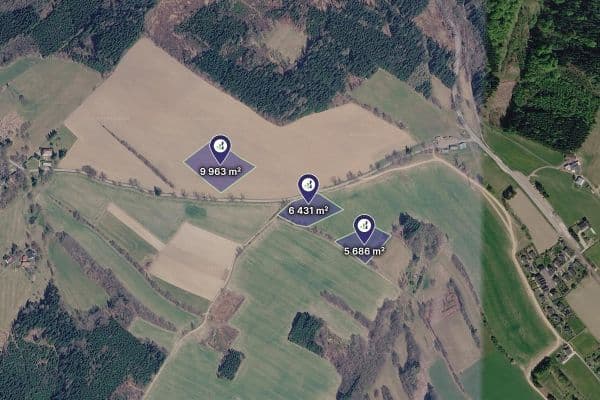 Predaj pozemku 1.840 m², Vysoké nad Jizerou Predaj pozemku 1.840 m², Vysoké nad Jizerou
