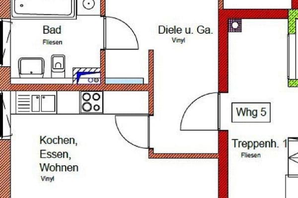 Prenájom bytu 2-izbový 64 m², Landshut, Bavorsko Prenájom bytu 2-izbový 64 m², Landshut, Bavorsko