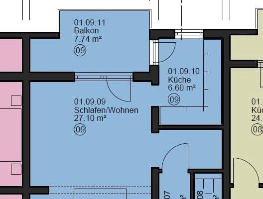 Prenájom bytu 1-izbový 43 m², Meersburg Prenájom bytu 1-izbový 43 m², Meersburg