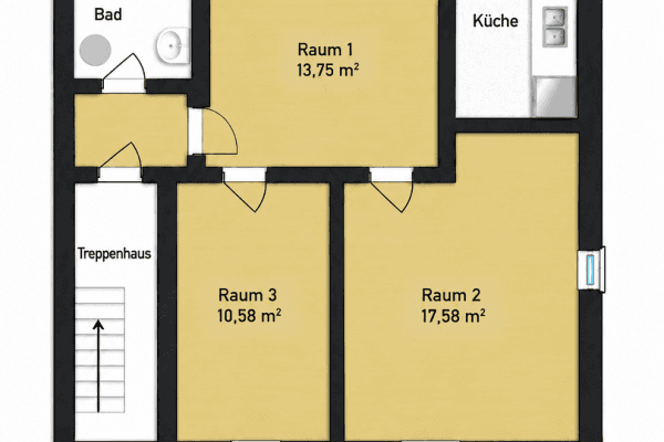 Prenájom bytu 3-izbový 52 m², Voerstestraße 18, Castrop-Rauxel Prenájom bytu 3-izbový 52 m², Voerstestraße 18, Castrop-Rauxel