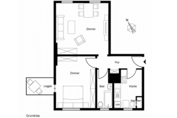 Predaj bytu 2-izbový 57 m², Ostseestraße 41, Berlin, Berlín Predaj bytu 2-izbový 57 m², Ostseestraße 41, Berlin, Berlín