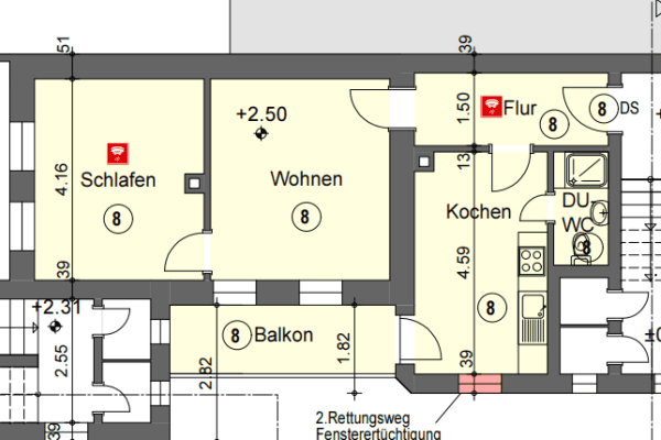 Prenájom bytu 2-izbový 59 m², Joliot-Curie-Str. 10, Gera, Durínsko Prenájom bytu 2-izbový 59 m², Joliot-Curie-Str. 10, Gera, Durínsko