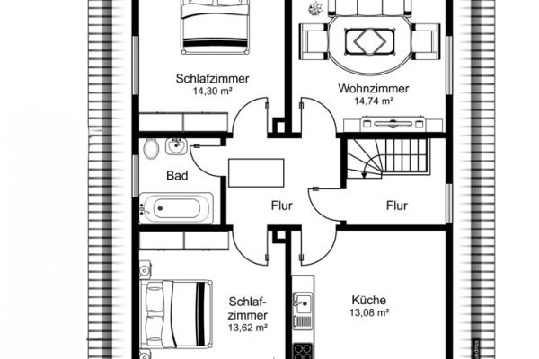 Prenájom bytu 3-izbový 58 m², Greifenklaustraße 12, Reckendorf Prenájom bytu 3-izbový 58 m², Greifenklaustraße 12, Reckendorf