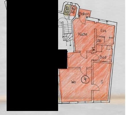 Prenájom bytu 2-izbový 58 m², Gerbergasse 31, Bad Kreuznach Prenájom bytu 2-izbový 58 m², Gerbergasse 31, Bad Kreuznach
