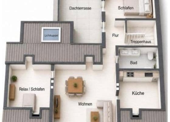 Prenájom bytu 2-izbový 80 m², Hessen - Usingen Prenájom bytu 2-izbový 80 m², Hessen - Usingen