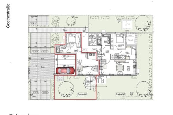 Prenájom bytu 3-izbový 63 m², Goethestraße 8, Friedberg Prenájom bytu 3-izbový 63 m², Goethestraße 8, Friedberg