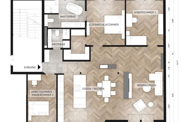 Predaj bytu 4-izbový 132 m², Zeppelinstraße 51, Potsdam, Brandenbursko Predaj bytu 4-izbový 132 m², Zeppelinstraße 51, Potsdam, Brandenbursko