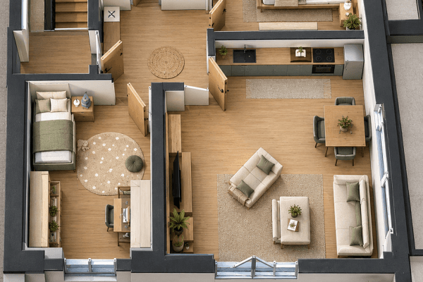 Prenájom bytu 3-izbový 75 m², Otterfing, Bavorsko Prenájom bytu 3-izbový 75 m², Otterfing, Bavorsko