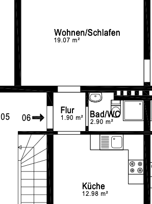 Prenájom bytu 2-izbový 47 m², Birkenweg 6, Siegburg Prenájom bytu 2-izbový 47 m², Birkenweg 6, Siegburg