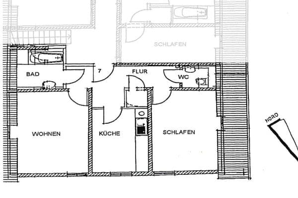 Prenájom bytu 2-izbový 55 m², Weiherer Str. 3, Ubstadt-Weiher Prenájom bytu 2-izbový 55 m², Weiherer Str. 3, Ubstadt-Weiher