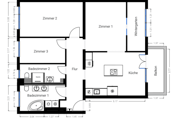 Predaj bytu 3-izbový 94 m², Berlin, Berlín Predaj bytu 3-izbový 94 m², Berlin, Berlín