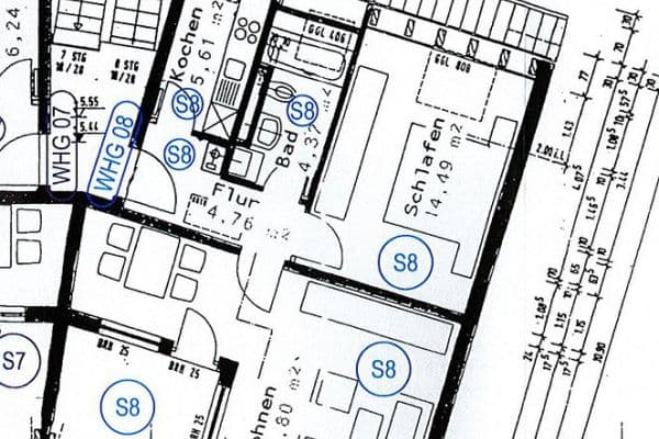Prenájom bytu 2-izbový 54 m², Rhönstr. 3, Kirrlach Prenájom bytu 2-izbový 54 m², Rhönstr. 3, Kirrlach