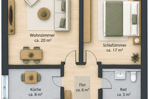 Prenájom bytu 2-izbový 56 m², Karlsruhe, Bádensko-Wurttembersko Prenájom bytu 2-izbový 56 m², Karlsruhe, Bádensko-Wurttembersko