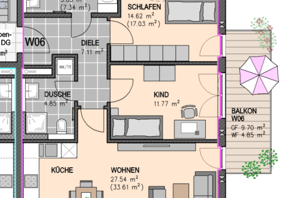 Prenájom bytu 3-izbový 75 m², Hötzlring 20, München, Bavorsko Prenájom bytu 3-izbový 75 m², Hötzlring 20, München, Bavorsko