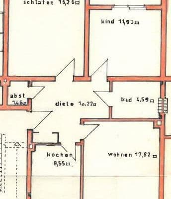 Prenájom bytu 3-izbový 76 m², Cranger Str. 210a, Gelsenkirchen, Severné Porýnie - Westfálsko Prenájom bytu 3-izbový 76 m², Cranger Str. 210a, Gelsenkirchen, Severné Porýnie - Westfálsko