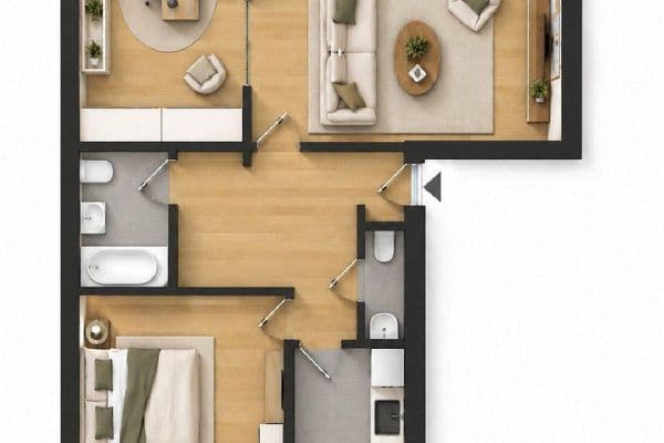 Predaj bytu 3-izbový 91 m², München, Bavorsko Predaj bytu 3-izbový 91 m², München, Bavorsko