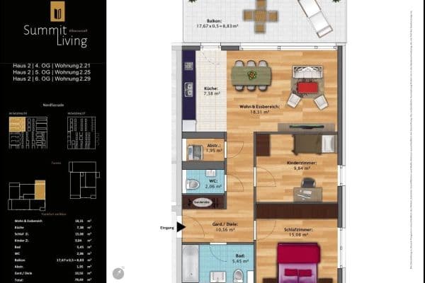 Prenájom bytu 3-izbový 80 m², Im Setzling 39, Oberursel Prenájom bytu 3-izbový 80 m², Im Setzling 39, Oberursel