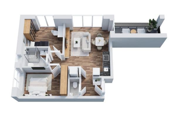 Predaj bytu 3-izbový 58 m², Zeilheck 10, Aßlar, Hesensko Predaj bytu 3-izbový 58 m², Zeilheck 10, Aßlar, Hesensko