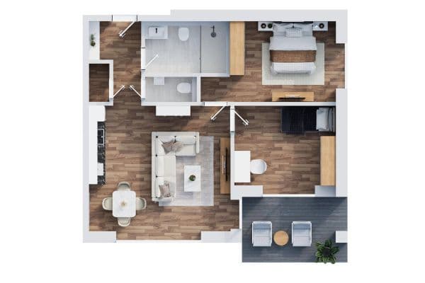 Predaj bytu 3-izbový 71 m², Zeilheck 10, Aßlar, Hesensko Predaj bytu 3-izbový 71 m², Zeilheck 10, Aßlar, Hesensko