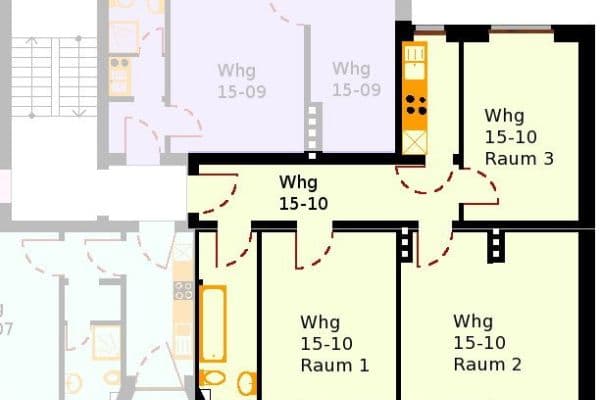 Prenájom bytu 3-izbový 76 m², Struckmannstr. 15, Hildesheim Prenájom bytu 3-izbový 76 m², Struckmannstr. 15, Hildesheim