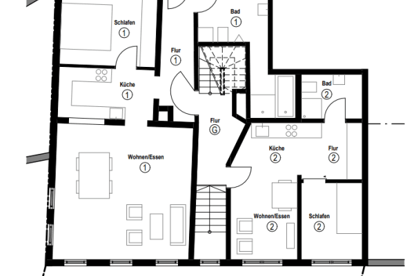 Prenájom bytu 2-izbový 64 m², Plieningen Prenájom bytu 2-izbový 64 m², Plieningen