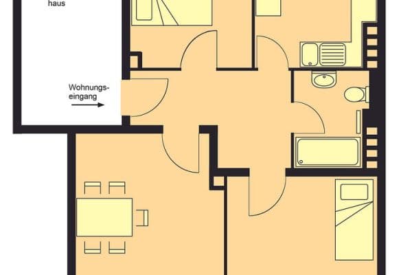 Prenájom bytu 3-izbový 60 m², Kiel, Šlezvicko-Holštajnsko Prenájom bytu 3-izbový 60 m², Kiel, Šlezvicko-Holštajnsko