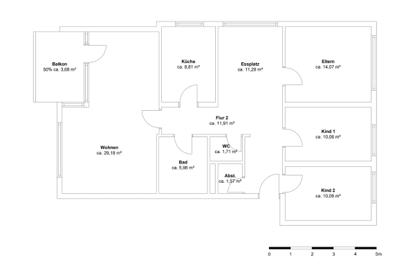 Predaj bytu 4-izbový 107 m², Remshalden - Grunbach Predaj bytu 4-izbový 107 m², Remshalden - Grunbach