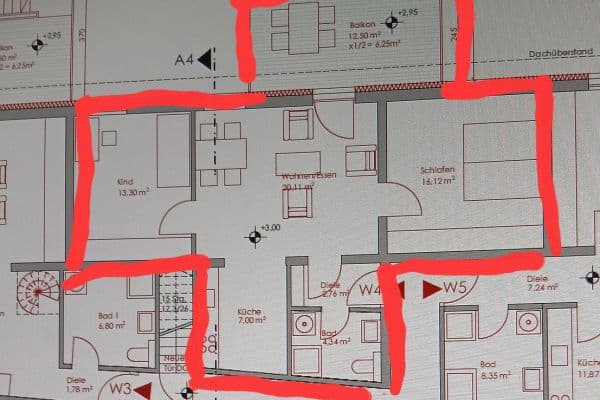 Prenájom bytu 3-izbový 72 m², Rattenkirchen, Bavorsko Prenájom bytu 3-izbový 72 m², Rattenkirchen, Bavorsko
