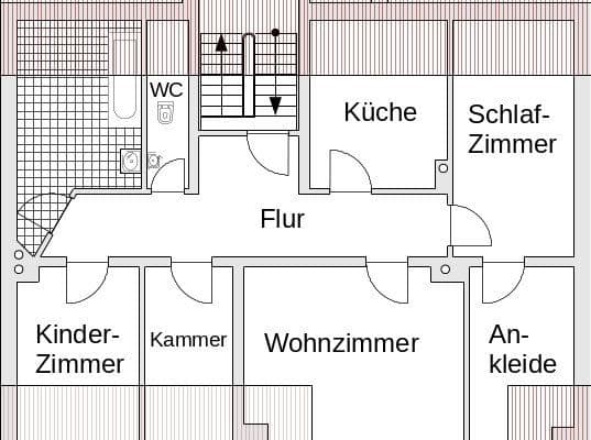 Prenájom bytu 3-izbový 85 m², Worms am Rhein Prenájom bytu 3-izbový 85 m², Worms am Rhein